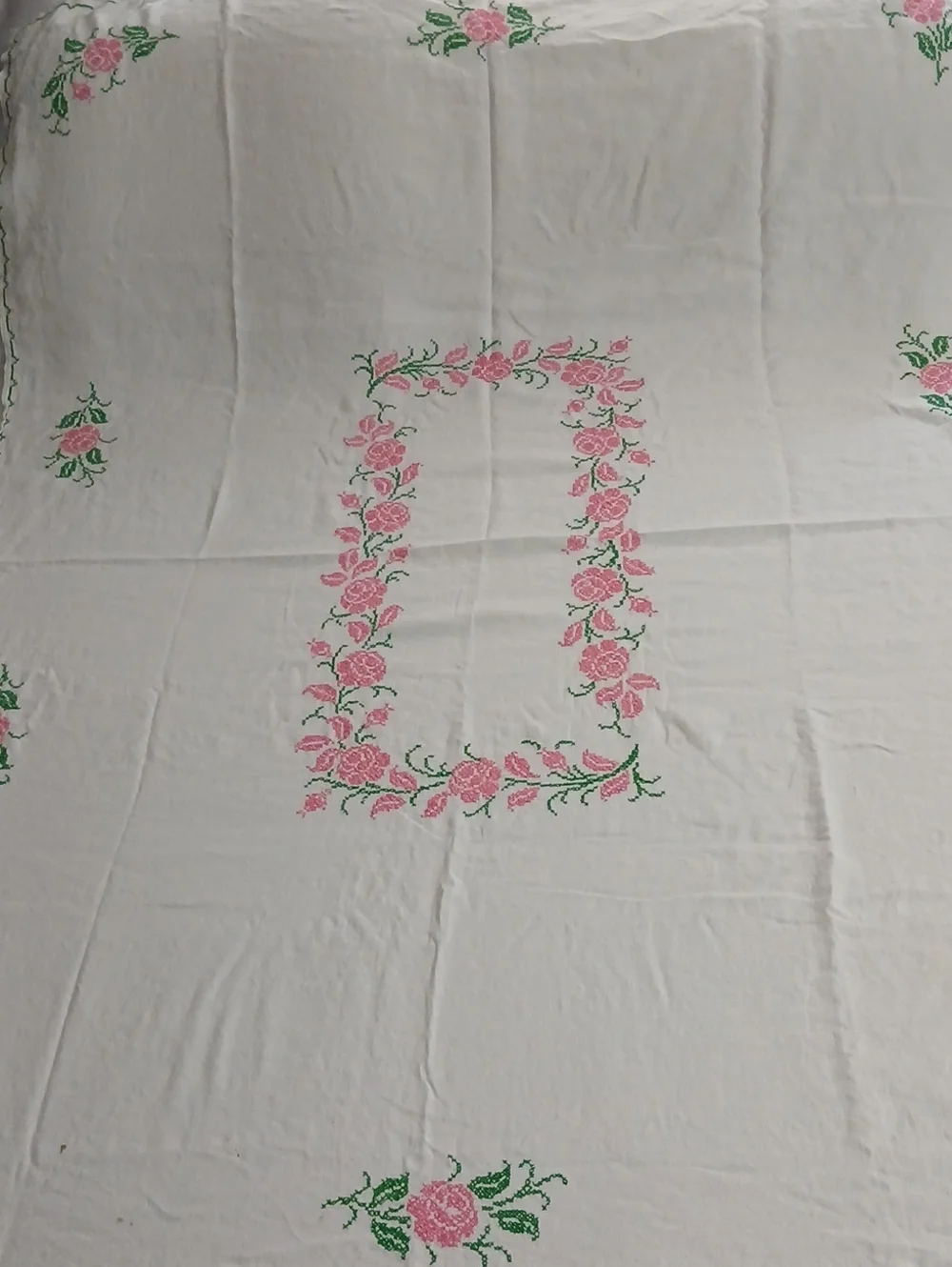 Antique Handmade Tablecloth